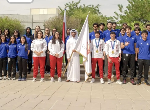 علم الألعاب الآسيوية يجوب قطر إيذانا بانطلاق الرحلة نحو الدوحة 2030