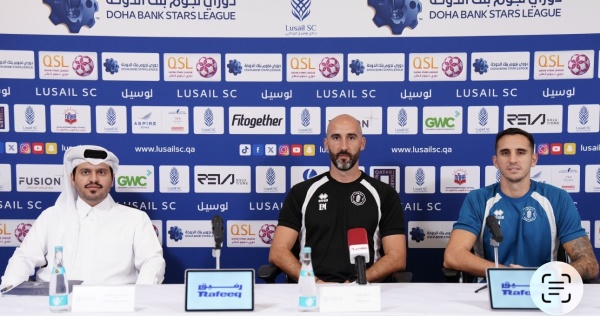 إيمانويل ميسكيتا مدرب لوسيل لدينا رغبة كبيرة في حصد النقاط الثلاث في مواجهة الشمال إيمانويل ميسكيتا مدرب لوسيل لدينا رغبة كبيرة في حصد النقاط الثلاث في مواجهة الشمال