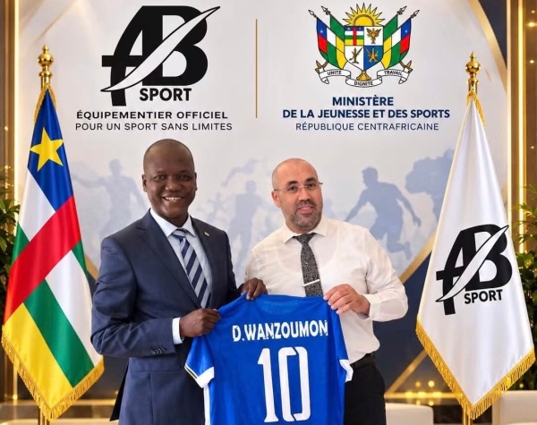 شركة ab sport المغربية تعزز حضورها في إفريقيا بشراكة مع وزارة الشباب والرياضة لإفريقيا الوسطى