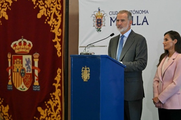 من مليلية المحتلة العاهل الإسباني يدعو إلى حسن النية مع المغرب من مليلية المحتلة العاهل الإسباني يدعو إلى حسن النية مع المغرب
