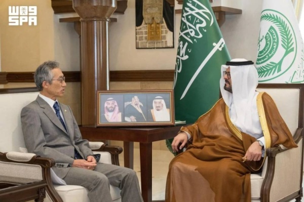 الأمير سعود بن مشعل يستقبل سفير اليابان لدى المملكة الأمير سعود بن مشعل يستقبل سفير اليابان لدى المملكة