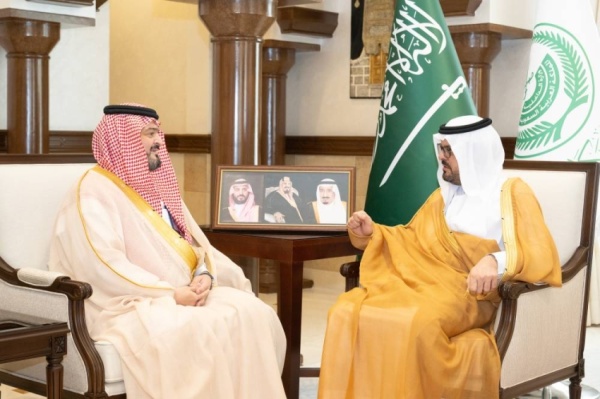 نائب أمير منطقة مكة المكرمة يستقبل أمين جدة نائب أمير منطقة مكة المكرمة يستقبل أمين جدة