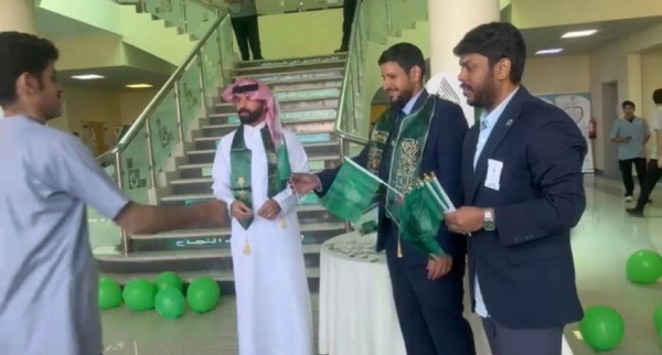 تقنية رنية تحتفل بيوم الوطن وتدرب منسوبيها على برنامج الثمان الأ و لى
