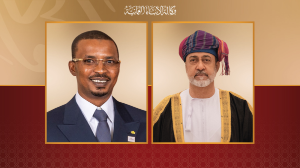 جلالة الس لطان يهنئ رئيس تشاد جلالة الس لطان يهنئ رئيس تشاد