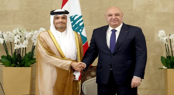 الرئيس عون نثم ن دعم قطر ونتطلع إلى دورها في استعادة الاستقرار