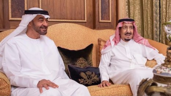 رسالة من ابن زايد إلى الملك سلمان دعوة لحضور مؤتمر