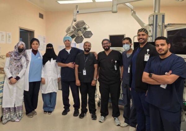 التشخيص المبكر ينقذ خمسينيا من ورم بالمعدة في مجمع الملك عبدالله الطبي بجدة التشخيص المبكر ينقذ خمسينيا من ورم بالمعدة في مجمع الملك عبدالله الطبي بجدة