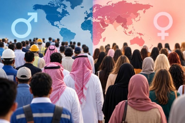 دول تتفوق فيها النساء عدديا دول تتفوق فيها النساء عدديا