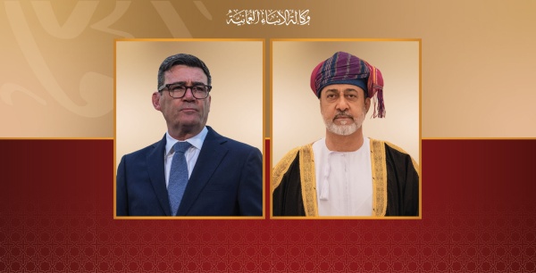 جلالة السلطان يبحث مع رئيس وزراء المملكة المتحدة تطورات الأوضاع في المنطقة جلالة السلطان يبحث مع رئيس وزراء المملكة المتحدة تطورات الأوضاع في المنطقة