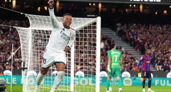 مبابي يحسم الكلاسيكو ريال مدريد يهزم برشلونة في عقر داره مبابي يحسم الكلاسيكو ريال مدريد يهزم برشلونة في عقر داره