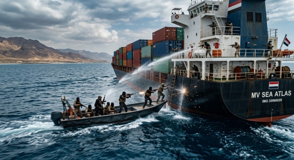 هيئة التجارة البريطانية تعلن عن حادث بحري قبالة سواحل اليمن هيئة التجارة البريطانية تعلن عن حادث بحري قبالة سواحل اليمن