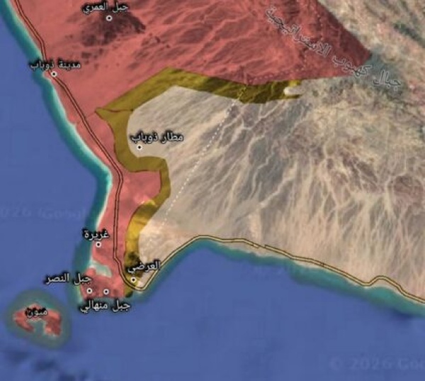 أنباء عن سيطرة العمالقة ودرع الوطن على باب المندب وقوات حكومة صنعاء تعلن دحر تحشيدات قادمة من لحج أنباء عن سيطرة العمالقة ودرع الوطن على باب المندب وقوات حكومة صنعاء تعلن دحر تحشيدات قادمة من لحج