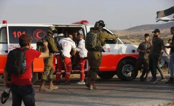 إصابة فلسطيني بنيران العدو الإسرائيلي في قطاع غزة إصابة فلسطيني بنيران العدو الإسرائيلي في قطاع غزة