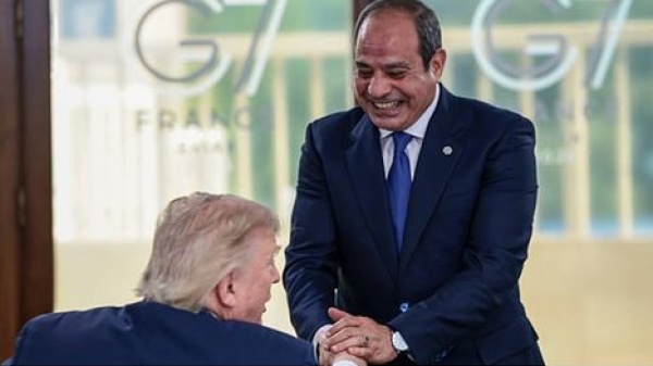 السيسي من قمة السبع حل الدولتين أساس الاستقرار ورفض توسيع سيطرة الاحتلال على غزة السيسي من قمة السبع حل الدولتين أساس الاستقرار ورفض توسيع سيطرة الاحتلال على غزة