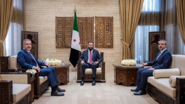 فيدان يلتقي الشرع والشيباني أردوغان إلى دمشق قريبا