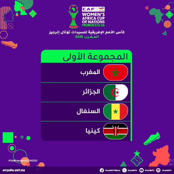 كأس أمم إفريقيا للسيدات 2026 برنامج مباريات المنتخب المغربي كأس أمم إفريقيا للسيدات 2026 برنامج مباريات المنتخب المغربي