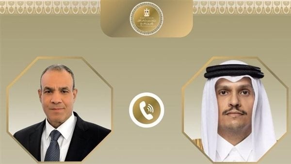 وزيرا خارجية مصر وقطر يتباحثان حول تطورات الأزمة الإيرانية وزيرا خارجية مصر وقطر يتباحثان حول تطورات الأزمة الإيرانية