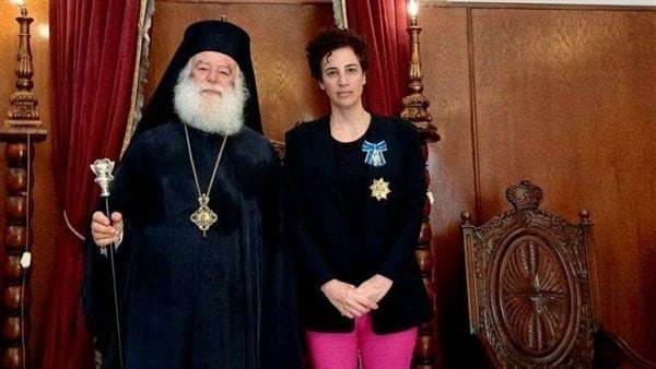 أعلى وسام فخري من بطريركية الإسكندرية إلى سفيرة جمهورية قبرص لدى مصر أعلى وسام فخري من بطريركية الإسكندرية إلى سفيرة جمهورية قبرص لدى مصر