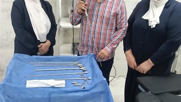 إنجاز طبي جديد بصدر المنصورة تشغيل أول منظار شعبي صلب للكبار لعلاج الحالات الحرجة