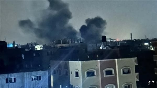 غارة جوية للاحتلال تستهدف منزل ا في مخيم البريج وسط قطاع غزة