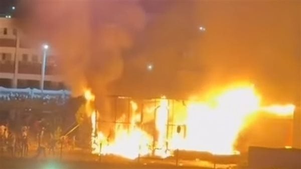 السيطرة على حريق بقاعة أفراح في سفاجا