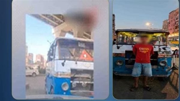 ضبط سائق ميكروباص بالقاهرة لقيادته عكس الاتجاه وبدون لوحات معدنية