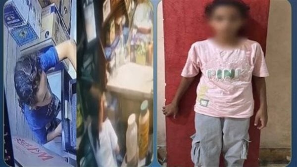 بأسلوب المغافلة ضبط طفلة بعد سرقة محلين بالمحلة بأسلوب المغافلة ضبط طفلة بعد سرقة محلين بالمحلة