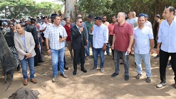 محافظ المنوفية يقود حملة لإزالة تعديات علي أراضي زراعية بطريق شبين الكوم قويسنا