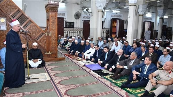 غد ا افتتاح مسجد الحسين بقرية هو في نجع حمادي بعد أعمال التطوير