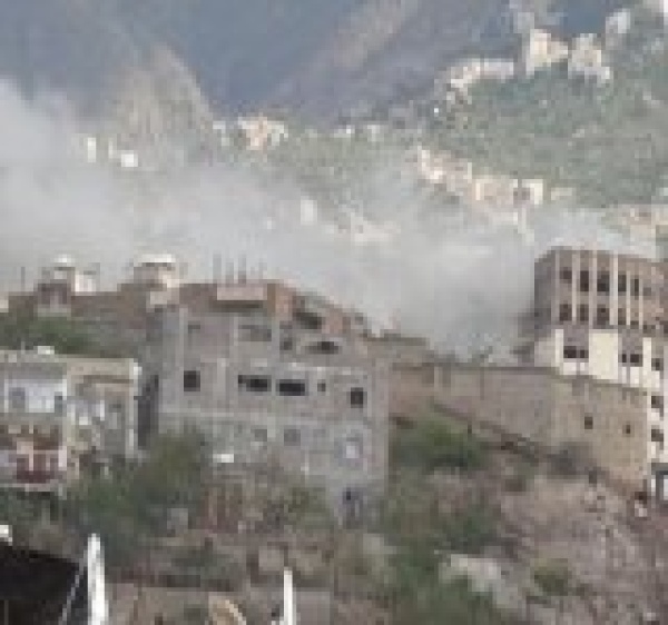 استشهاد طفلين بقصف لمرتزقة العدوان على مديرية مقبنة بتعز
