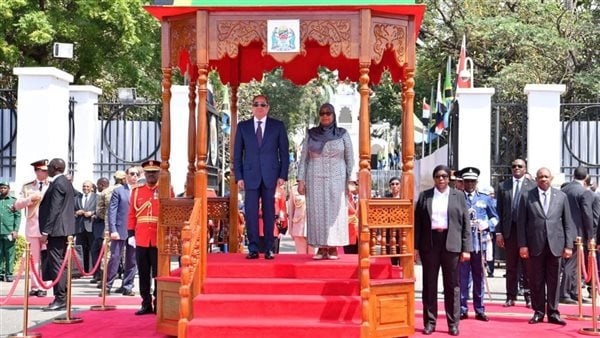 نص كلمة الرئيس السيسي خلال المؤتمر الصحفي المشترك مع رئيسة تنزانيا نص كلمة الرئيس السيسي خلال المؤتمر الصحفي المشترك مع رئيسة تنزانيا