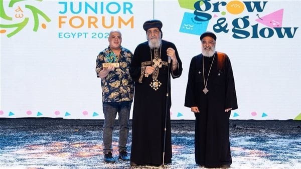 أطفال الأقباط يتغنون بكلمات بشارة عن حب مصر والكنيسة في لوجوس چونيور 2026 فيديو