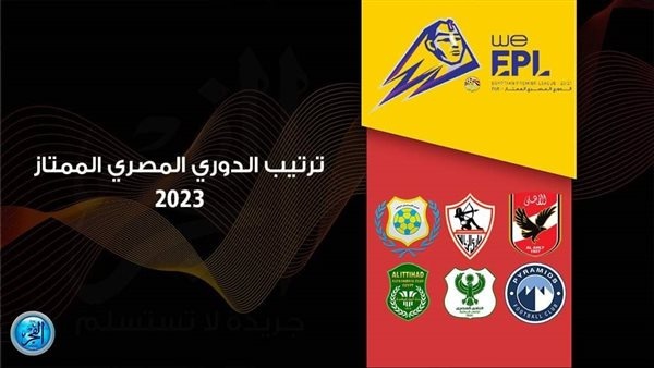 جدول ترتيب الدوري المصري الممتاز قبل مباريات اليوم الإثنين 30 1 2023
