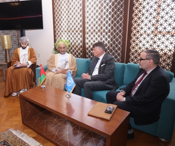 وكيل وزارة الخارجية للشؤون السياسية يعقد لقاء مع مسؤول دولي وكيل وزارة الخارجية للشؤون السياسية يعقد لقاء مع مسؤول دولي