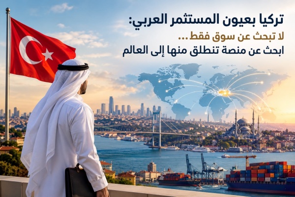 تركيا بعيون المستثمر العربي لا تبحث عن سوق فقط ابحث عن منصة تنطلق منها إلى العالم