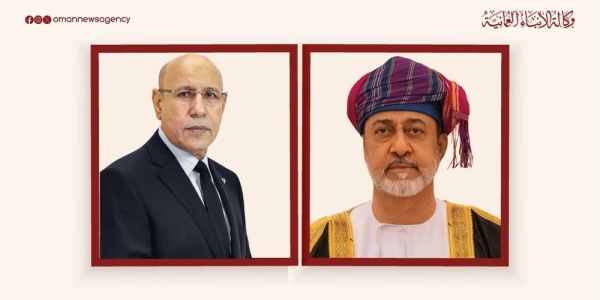 جلالة الس لطان يبعث رسالة خطي ة إلى الرئيس الموريتاني جلالة الس لطان يبعث رسالة خطي ة إلى الرئيس الموريتاني
