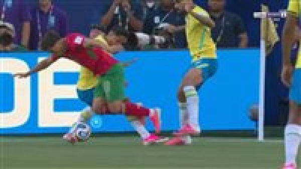 ماتش المغرب والبرازيل ملخص اهداف ونتيجة مباراة المغرب والبرازيل في كأس العالم بعد مرور 30 دقيقة