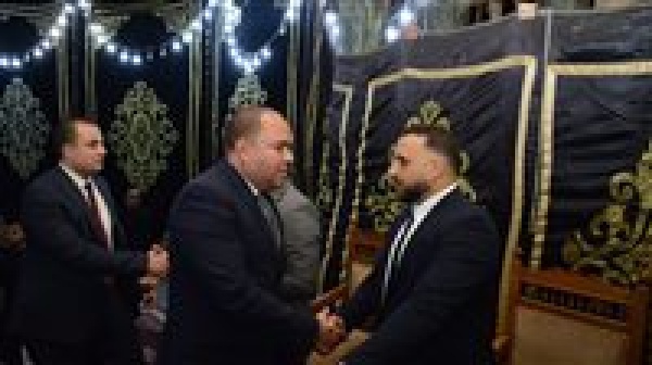 النائب أحمد عصام رئيس برلمانية المؤتمر والنائب سعيد الوسيمي يقدمان واجب العزاء في وفاة الزميل الصحفي مصطفى الشربيني مسؤول ملف البرلمان بموقع تحيا مصر النائب أحمد عصام رئيس برلمانية المؤتمر والنائب سعيد الوسيمي يقدمان واجب العزاء في وفاة الزميل الصحفي مصطفى الشربيني مسؤول ملف البرلمان بموقع تحيا مصر