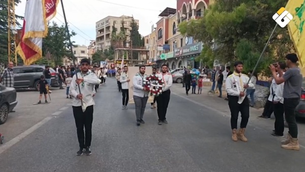 تقرير مصور تشييع الشهيد هادي حسن الفوعاني في الهرمل بمسيرة حاشدة