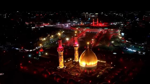 كربلاء تستقبل شهر محرم بتبديل رايتي الإمام الحسين وأبي الفضل العباس إيذانا ببدء موسم العزاء