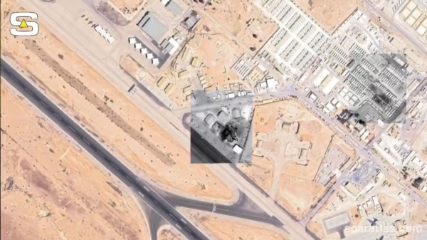 صور تظهر الدمار في قاعدة موفق السلطي الامريكية في الأردني صور تظهر الدمار في قاعدة موفق السلطي الامريكية في الأردني