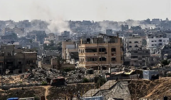 7 مصابين فلسطينيين بينهم طفل إصابته خطرة في قصف من مسيرة إسرائيلية على غربي مدينة خان يونس