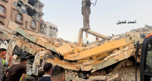 5 إصابات بانهيار جزئي لمبنى بغزة 5 إصابات بانهيار جزئي لمبنى بغزة