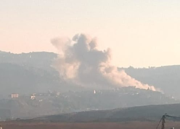 بالصورة والفيديو العدو الاسرائيلي نفذ تفجيرا في بلدة كونين جنوب لبنان