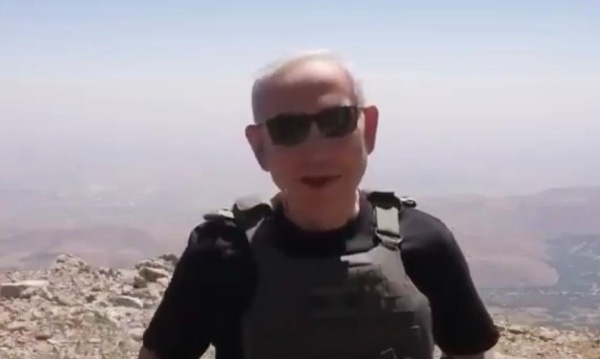 نتنياهو يهدد سوريا من جبل الشيخ نتنياهو يهدد سوريا من جبل الشيخ