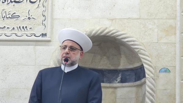 الشيخ عبد الرزاق لنواجه عدوان الاحتلال الاسرائيلي بالوحدة والصمود