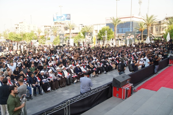 بغداد تحتضن مهرجانا تأبينيا حاشدا في الذكرى الثانية لاستشهاد السيدين نصر الله وصفي الدين