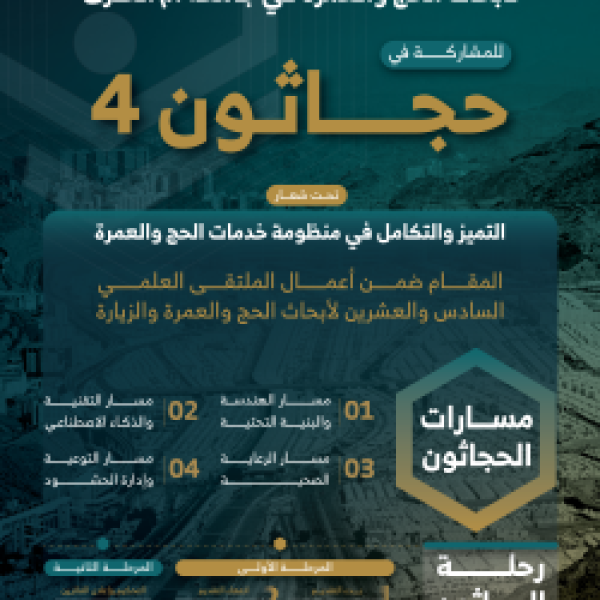 جامعة أم القرى تطلق حجاثون 4 لاستقطاب الحلول المبتكرة في خدمات الحج والعمرة
