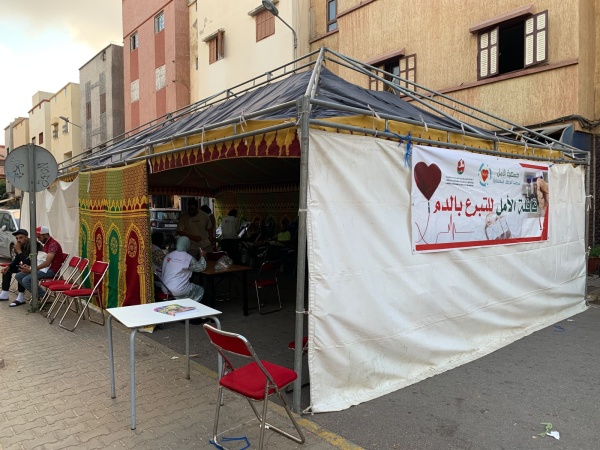 قافلة الأمل للتبرع بالدم بالمحمدية تستقطب 75 متطوعا وتنجح في جمع 60 تبرعا