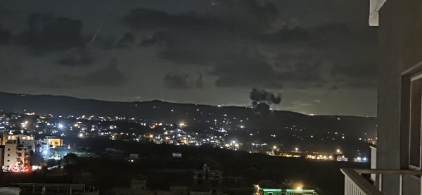 بالصورة تفجير إسرائيلي ضخم في محيط المنصوري بالصورة تفجير إسرائيلي ضخم في محيط المنصوري